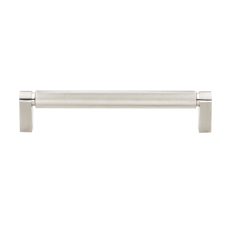 Gliderite Hardware 6-1/4 in. Center to Center Knurled Bar Pull Satin Nickel, 5PK 4788-160-SN-5